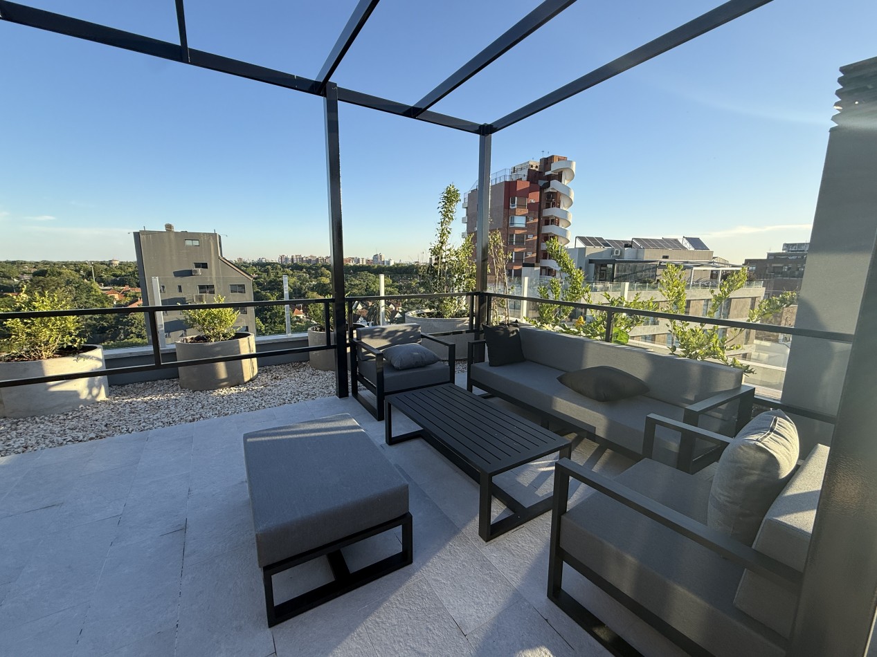 Departamento en San Isidro en alquiler con balcon terraza y cochera  a estrenar