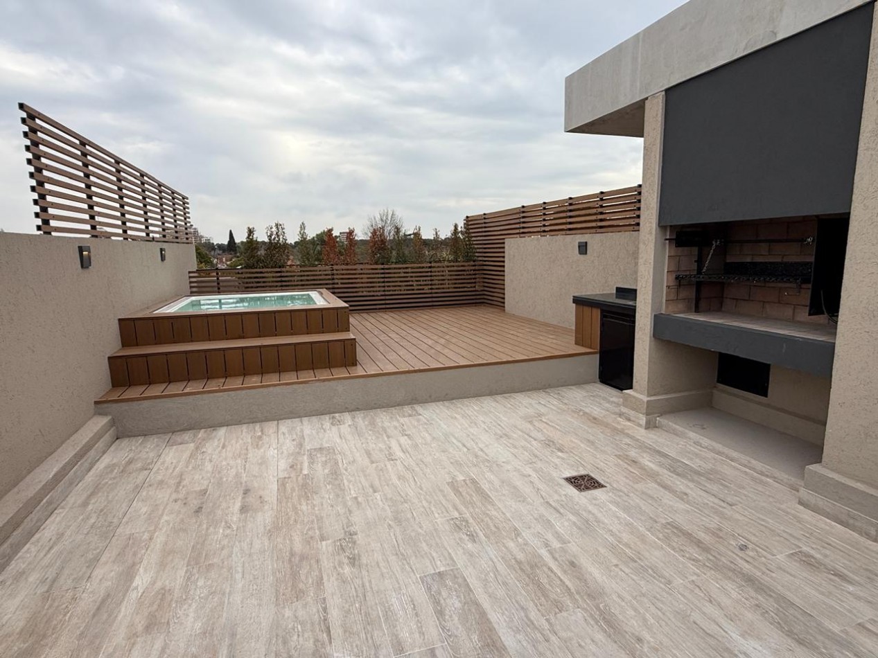 Departamento a estrenar en Venta en Acassuso con terraza , parrilla, pileta y cochera 
