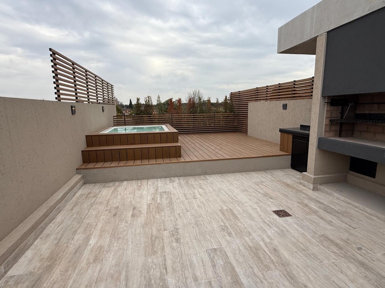 Departamento a estrenar en Venta en Acassuso con terraza , parrilla, pileta y cochera 
