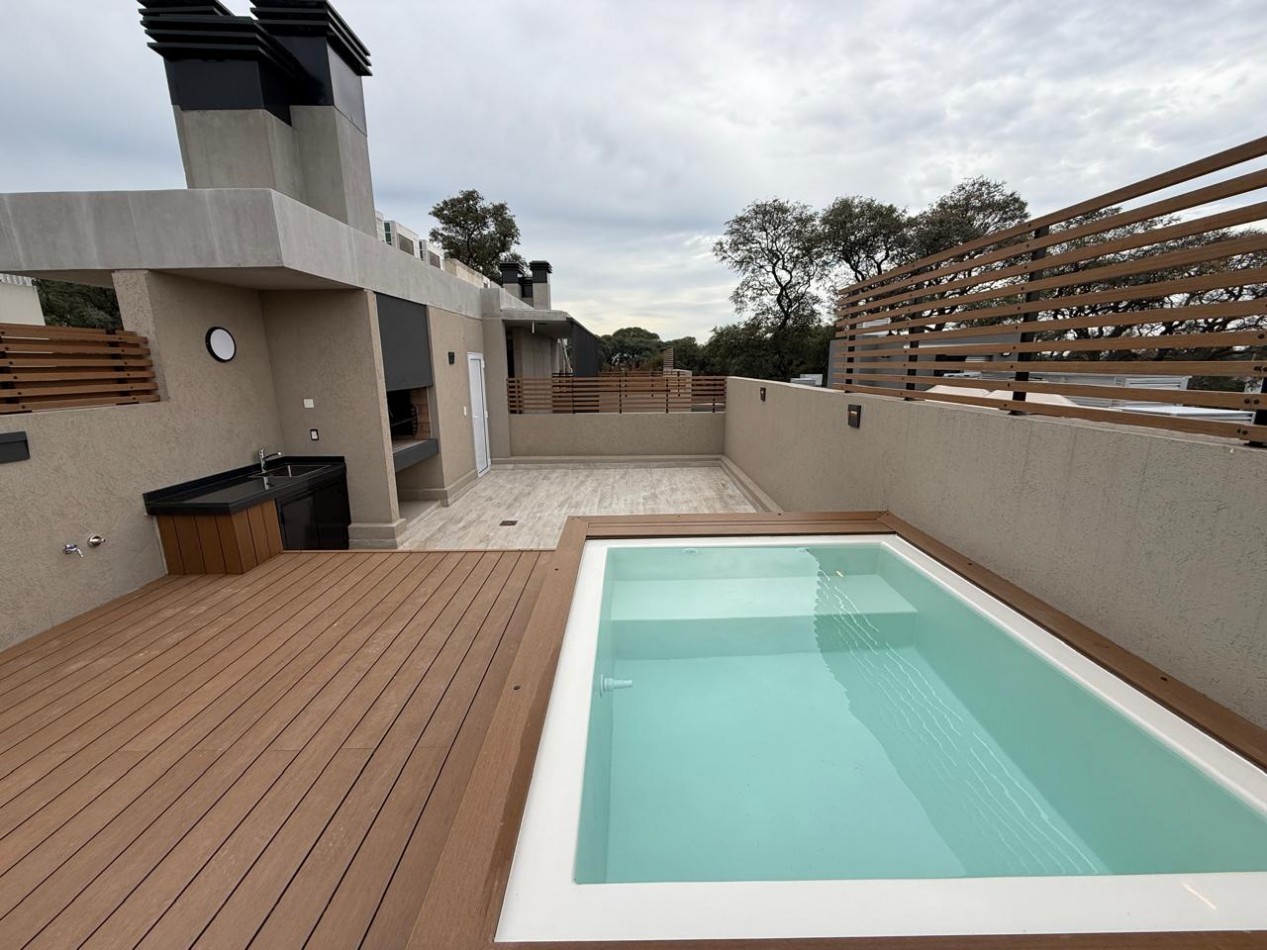 Departamento a estrenar en Venta en Acassuso con terraza , parrilla, pileta y cochera 